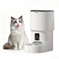 4L Automatic Cat Feeder with Timer Up to 6 Meals Per Day,Portion Control,Button Control for Cats & Small Dogs Pet Products
