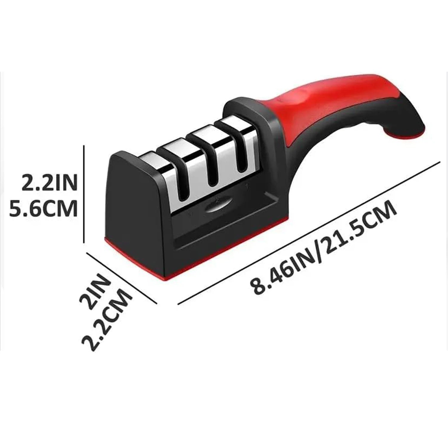 3-Stage Stainless Steel Knife Sharpener