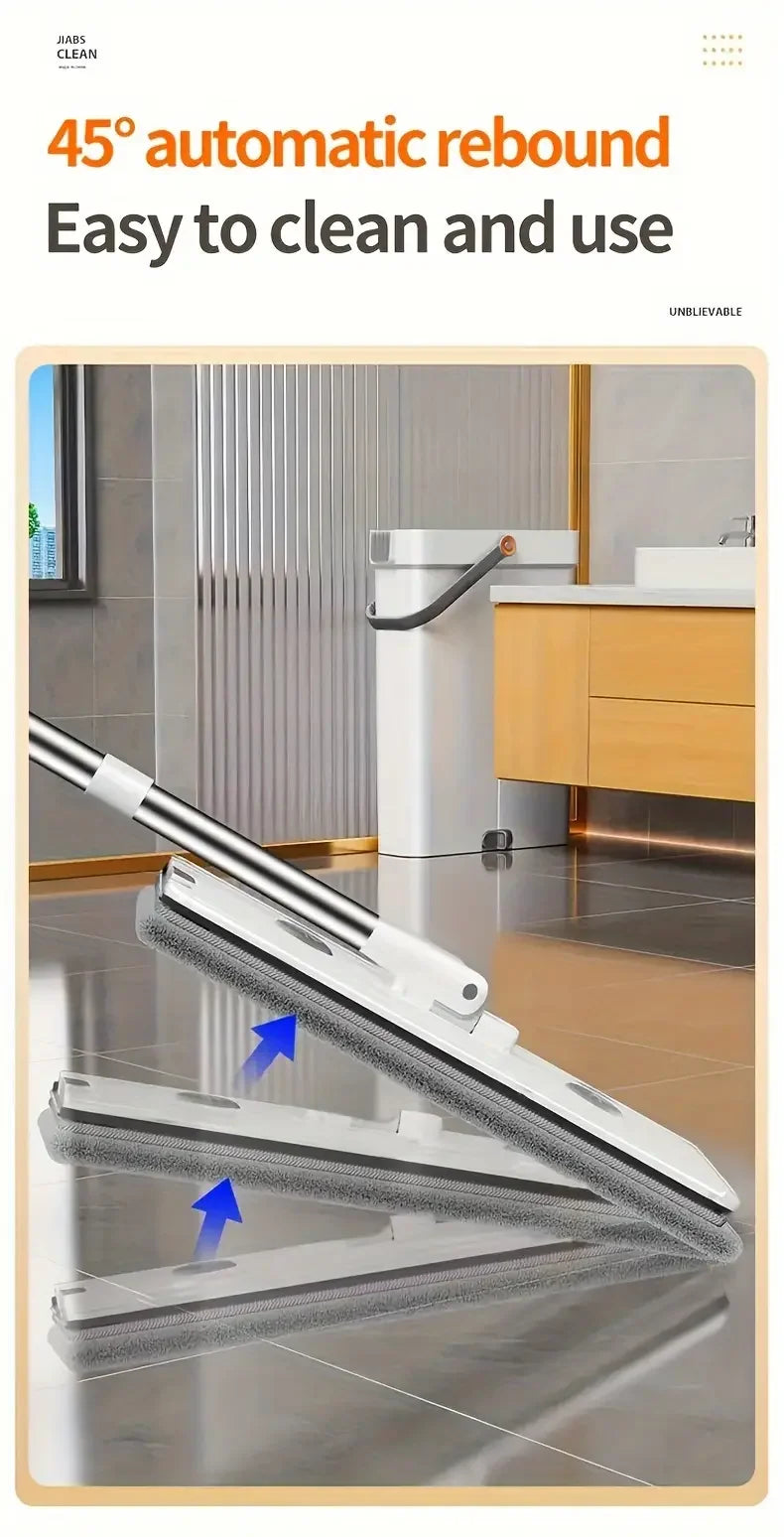 Joybos Ultra-Slim Flat Mop & Bucket System