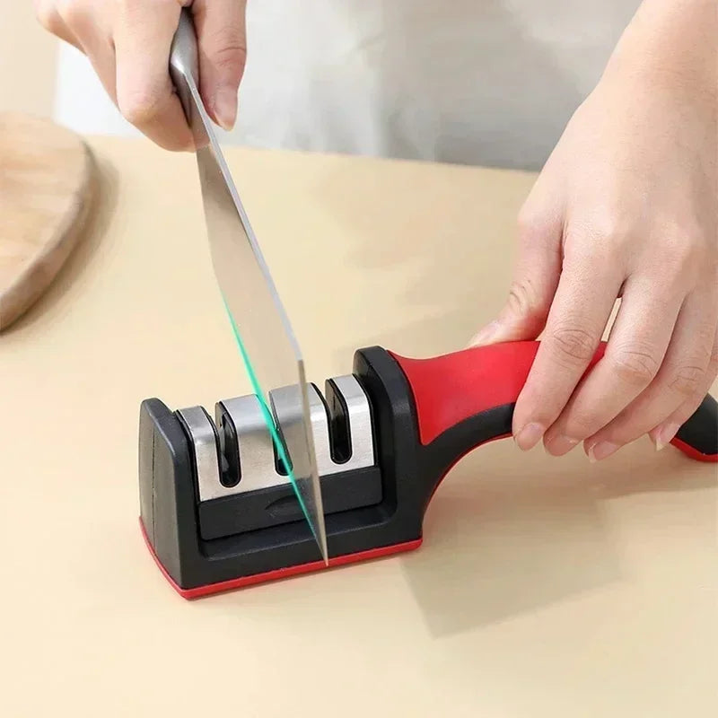 3-Stage Stainless Steel Knife Sharpener