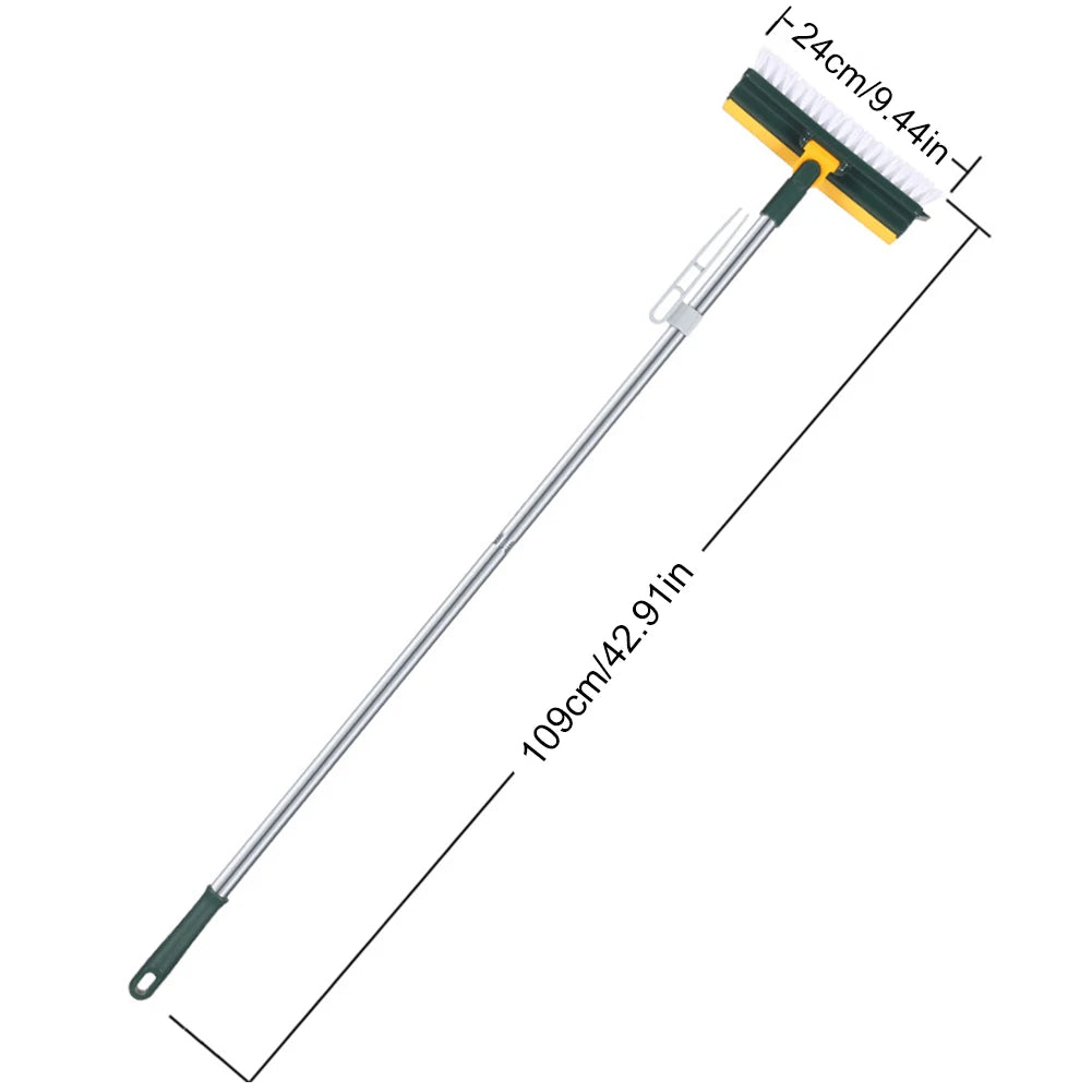3-in-1 Long Handle Floor Scrub Brush