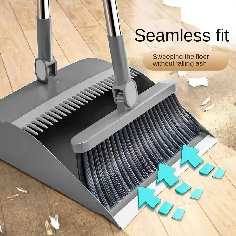 Foldable Broom & Dustpan Set