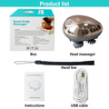 Electric Head Massager Stress Relax Shoulder Neck Deep Tissue Head Scalp Kneading Vibrating Massage Health Care Massageador