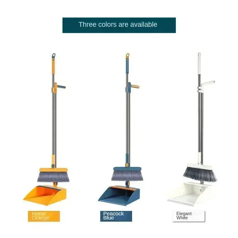 Foldable Broom & Dustpan Set