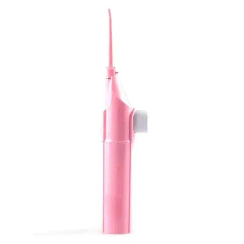 1PC Portable High-Pressure Water Flosser – Manual Pulse Jet Cleaner for Teeth & Gums, Deep Cleaning Oral Irrigator