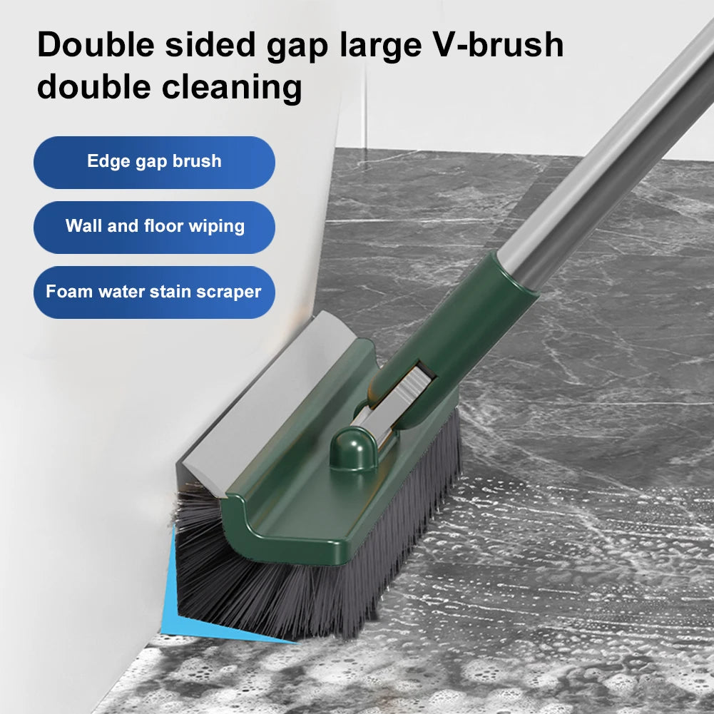 3-in-1 Long Handle Floor Scrub Brush
