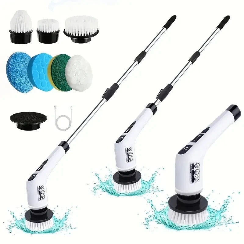 Wireless Electric Rotating Cleaning Brush Set