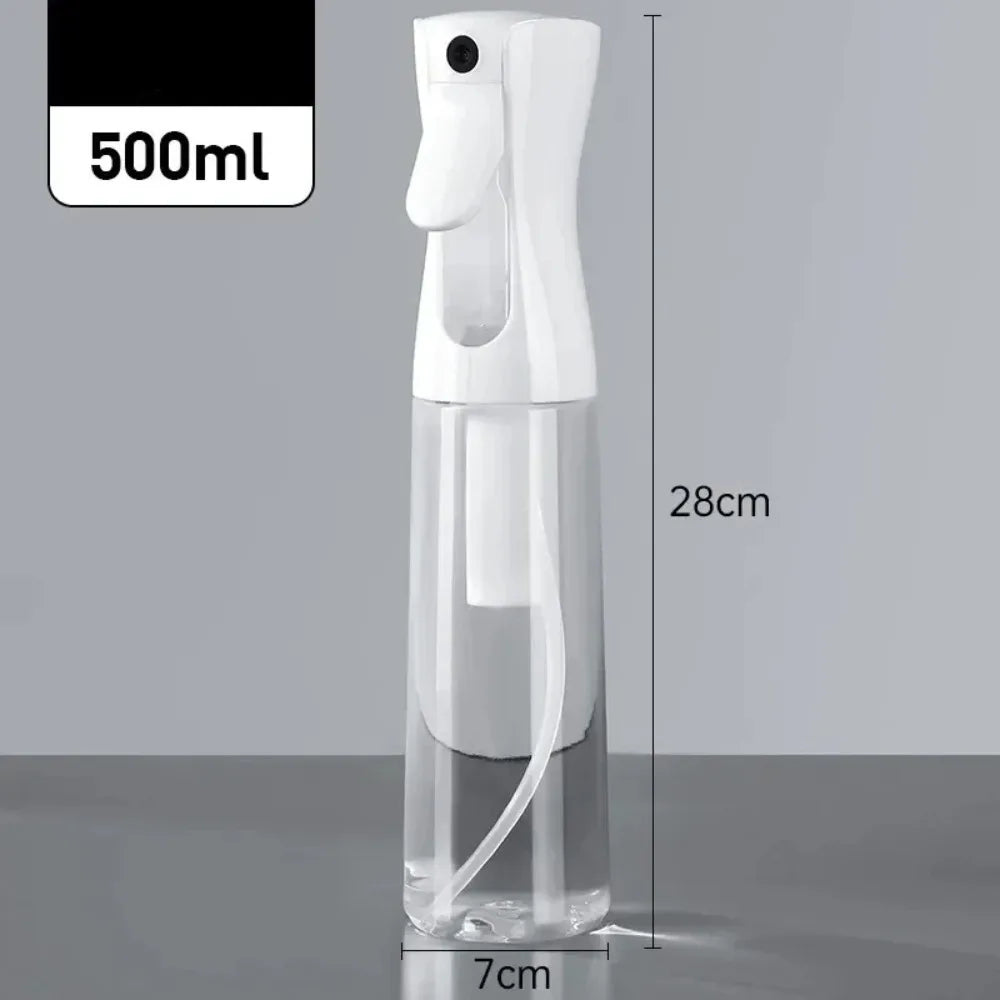 500/300/200ml Hair Spray Bottle Refillable Bottles Continuous Mist Watering Can Automatic Salon Barber Water Sprayer Hair Tools
