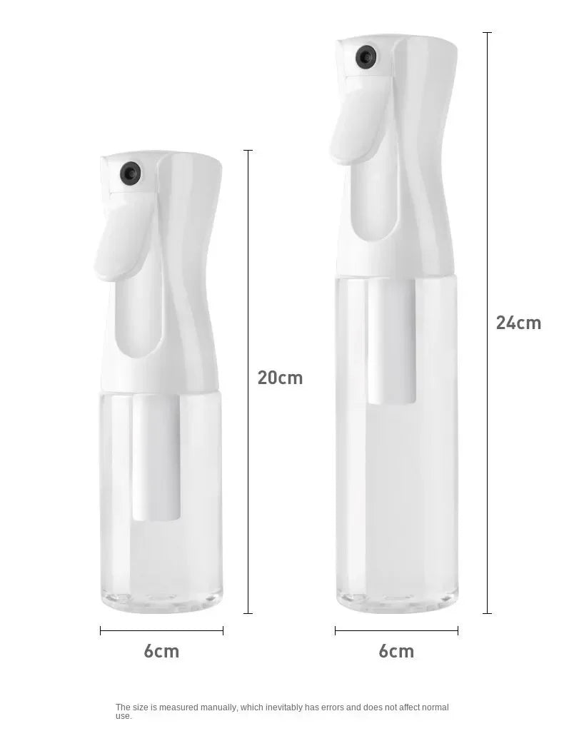 500/300/200ml Hair Spray Bottle Refillable Bottles Continuous Mist Watering Can Automatic Salon Barber Water Sprayer Hair Tools