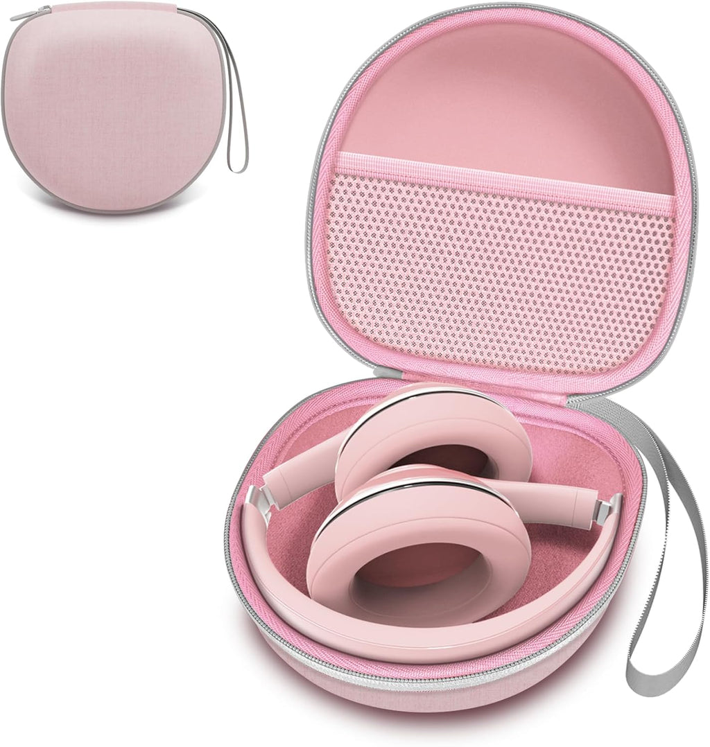 Headphone Case Compatible with Beribes/Tozo/Kvidio/Beats/Soundcore Anker Noise Cancelling Over-Ear Headphones, Black
