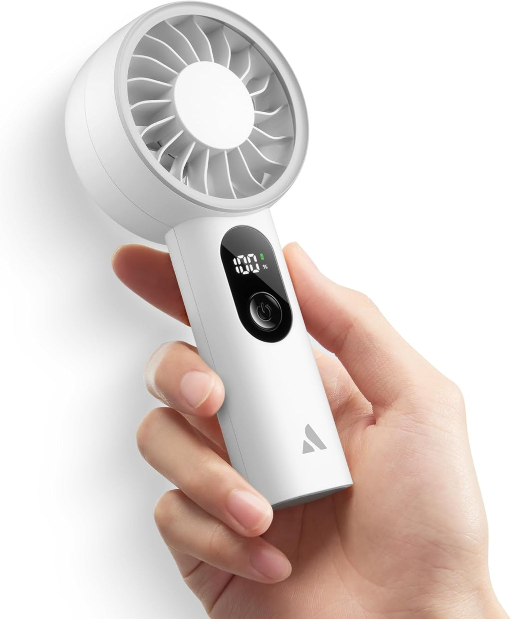 Mighty Portable Fan, Powerful Handheld Fan, USB Rechargeable [10H Max Cooling Time], Mini Personal Battery Powered, Pocket for Travel, Summer, Gifts for Women, Girls -Beige