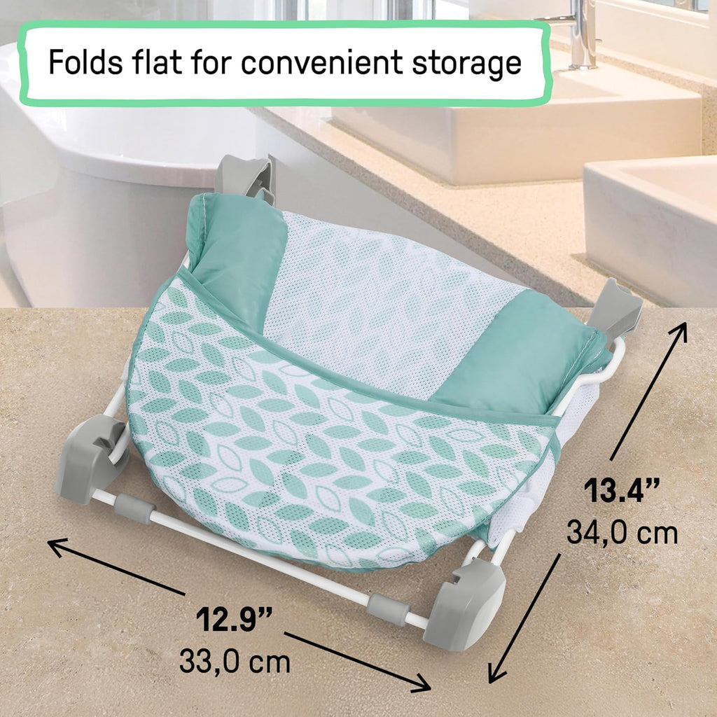 Foldaway 2-Position Bather, 2-Position Bath Support for Sink or Bathtub, for Ages 0-6 Months, up to 20 Pounds
