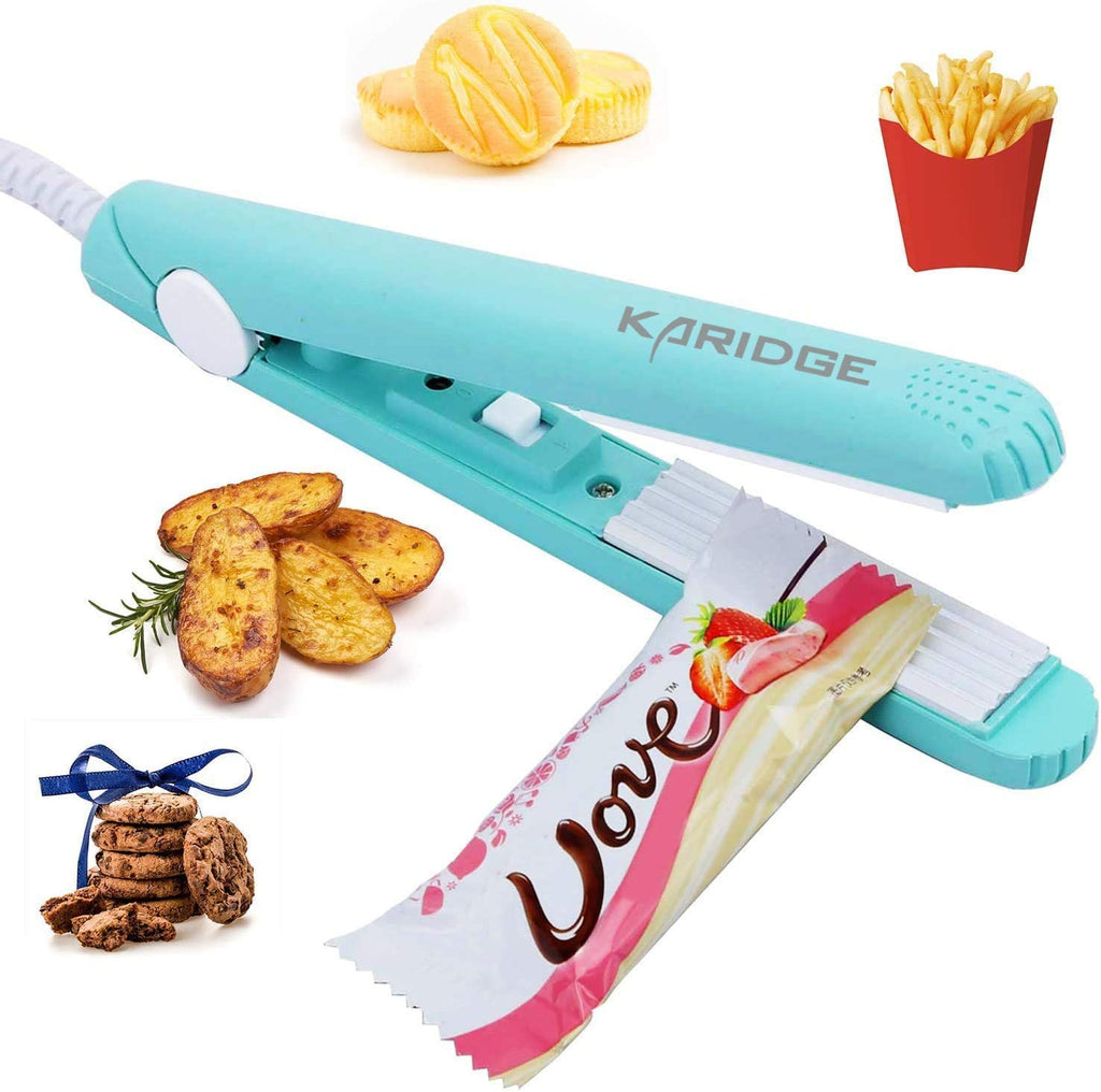 Chip Bag Sealer Mini, Handheld Heat Sealer for Chip Bags and Mylar Bags, Portable Bag Resealer for Food Storage - Purple