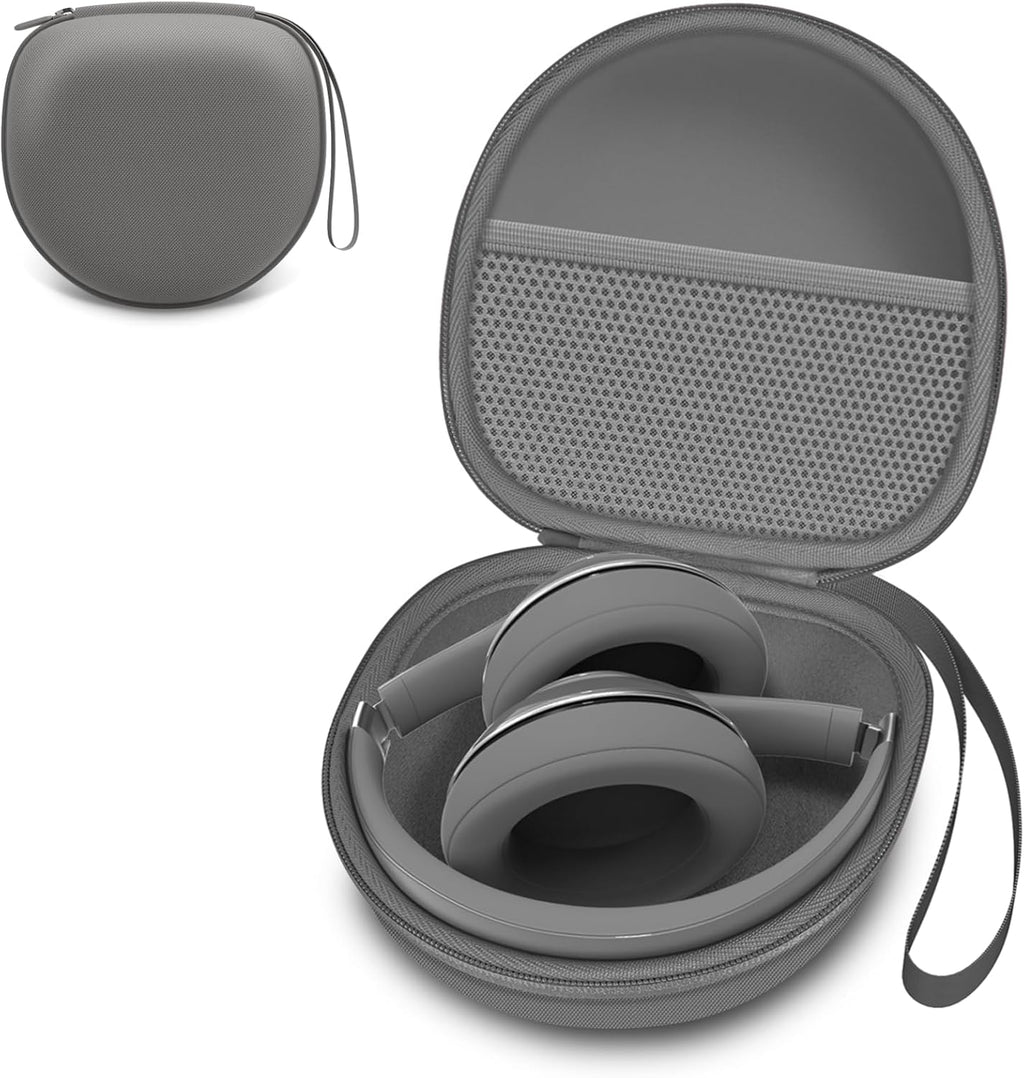 Headphone Case Compatible with Beribes/Tozo/Kvidio/Beats/Soundcore Anker Noise Cancelling Over-Ear Headphones, Black