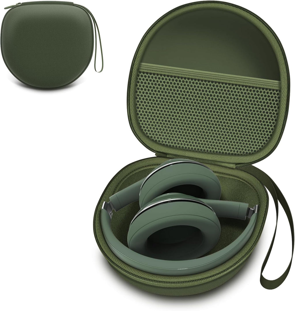 Headphone Case Compatible with Beribes/Tozo/Kvidio/Beats/Soundcore Anker Noise Cancelling Over-Ear Headphones, Black