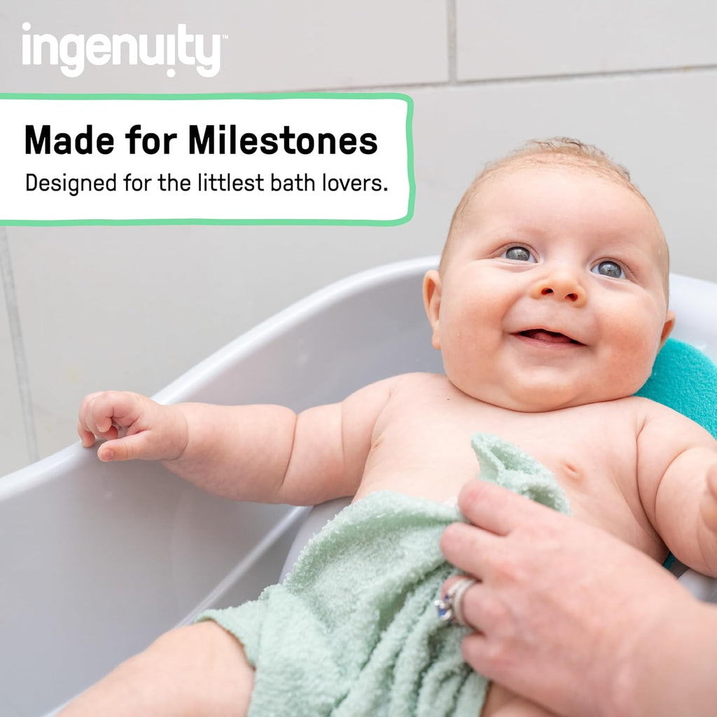 Foldaway 2-Position Bather, 2-Position Bath Support for Sink or Bathtub, for Ages 0-6 Months, up to 20 Pounds