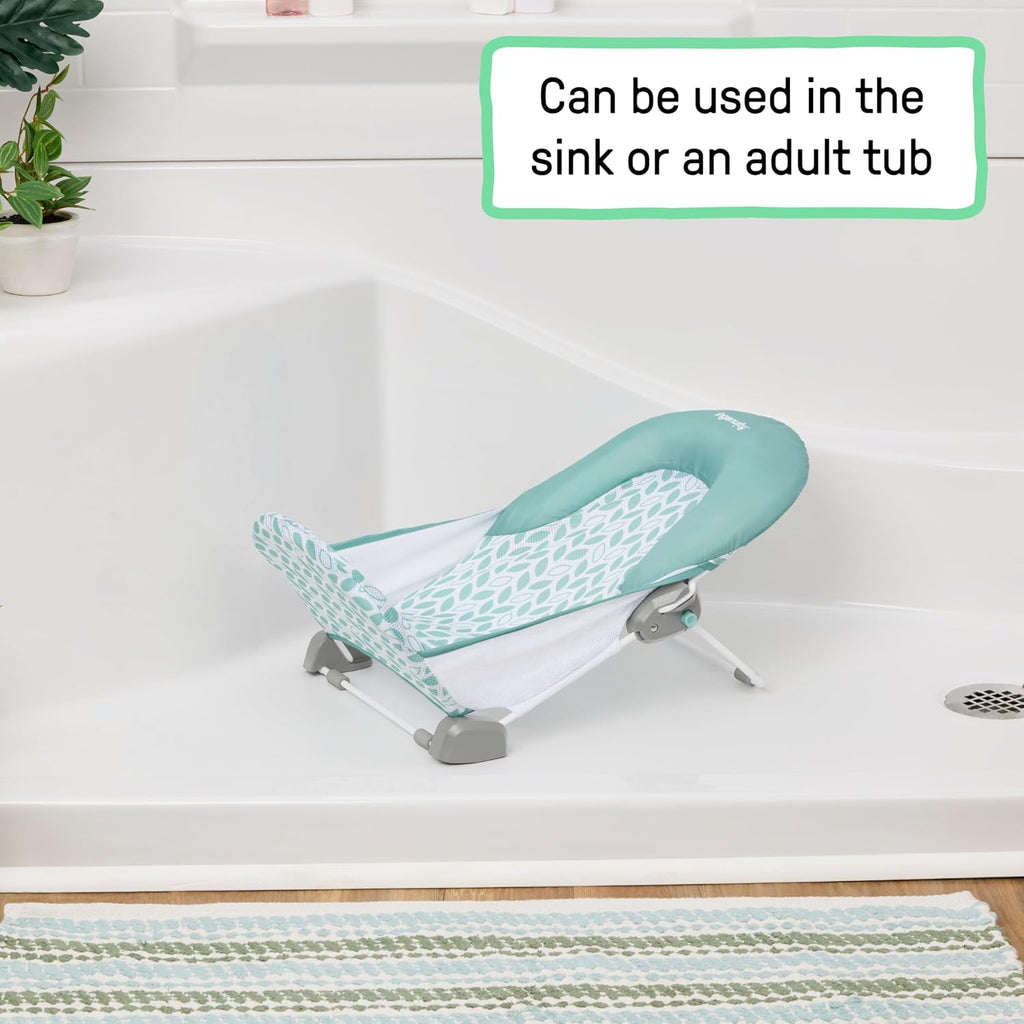 Foldaway 2-Position Bather, 2-Position Bath Support for Sink or Bathtub, for Ages 0-6 Months, up to 20 Pounds