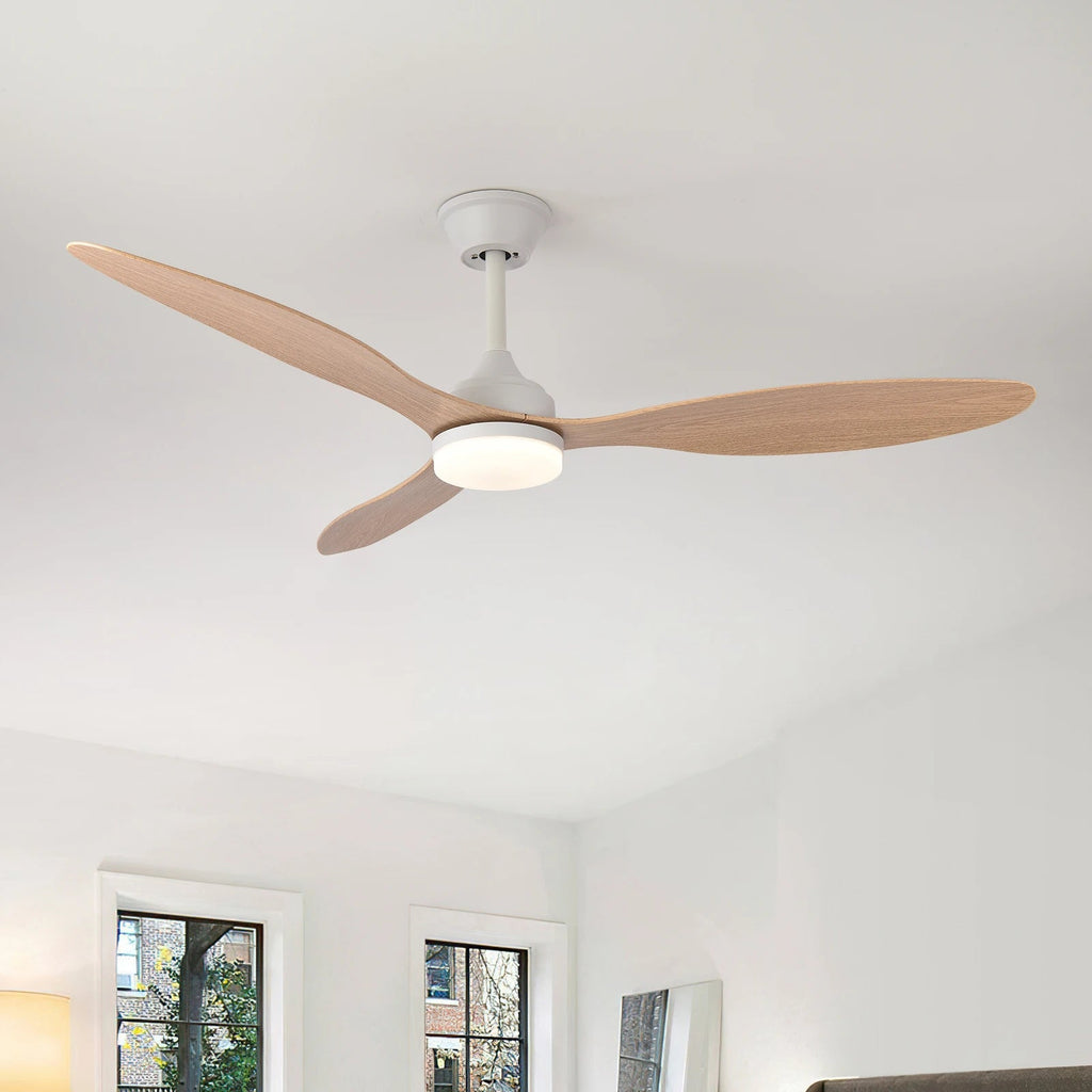 Low Profile Ceiling Fan with Light & Remote