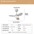 Low Profile Ceiling Fan with Light & Remote